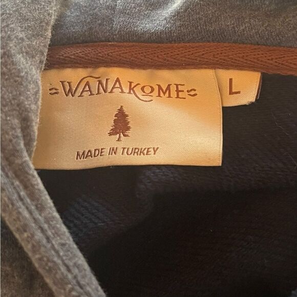 WANAKOME Nancy Dress in Blue Hooded Sleeveless Sweater dress size Large - Picture 6 of 8